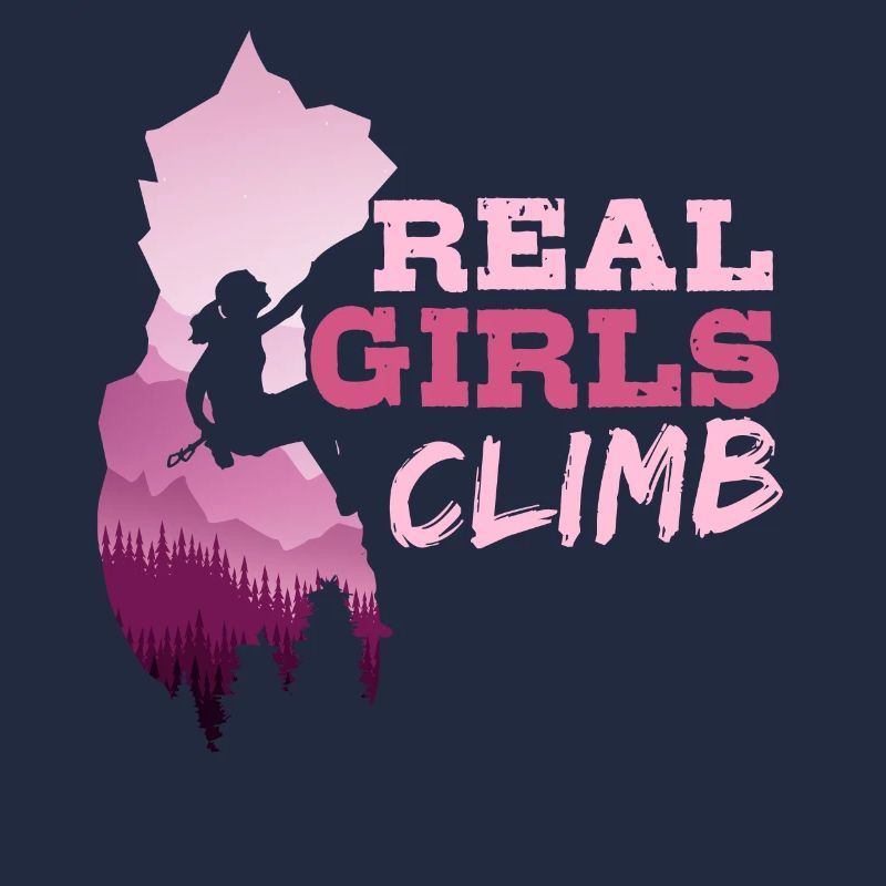 Echte Mädchen Klettern, Kletterer, Boulder