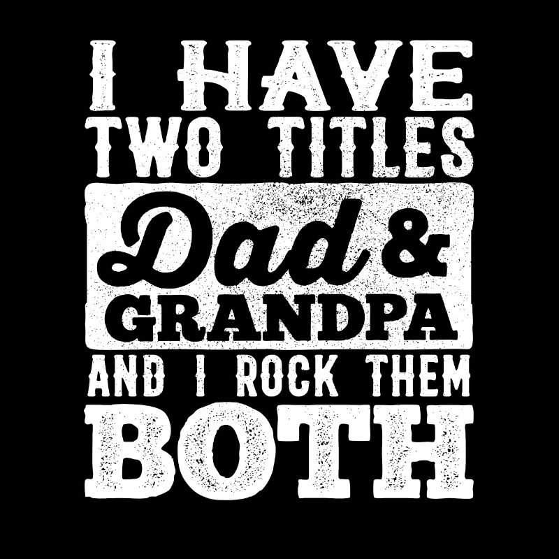 Vater Und Opa Und Rocken Sie Beide