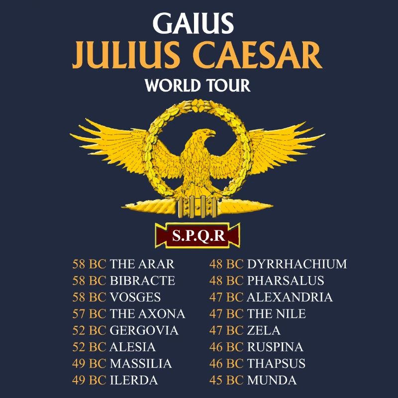 Gaius Julius Caesar World Tour, Ancient Romans