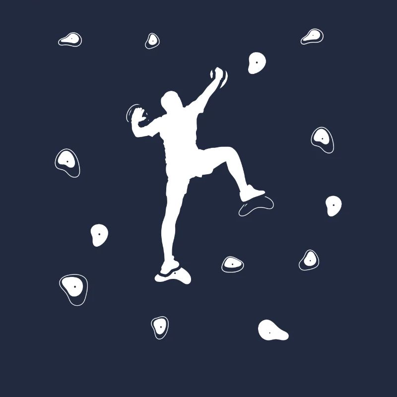 Wall climbers, ascent, boulders