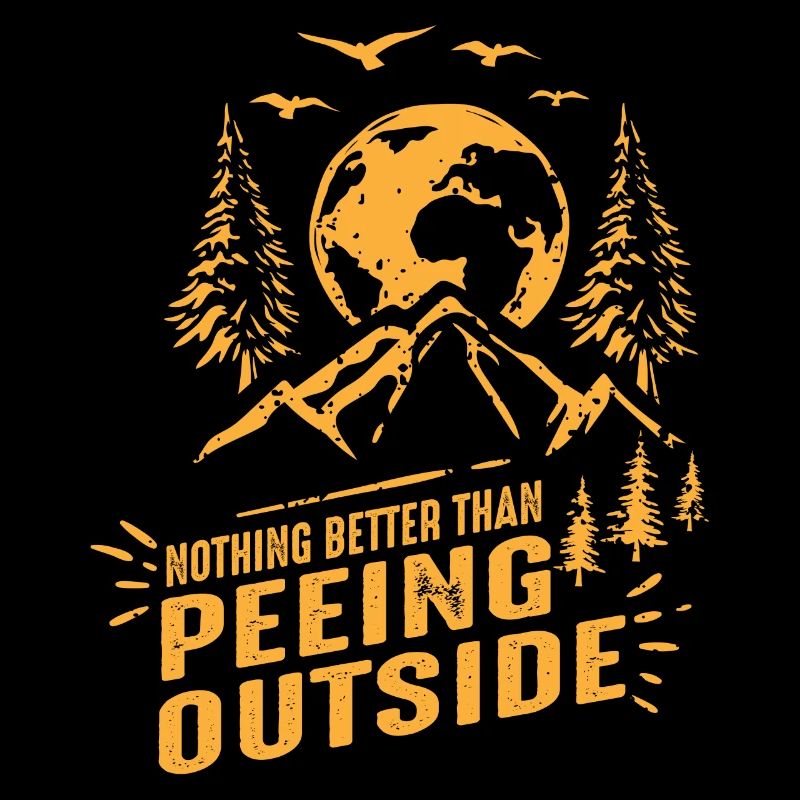 Nothing better than peeing outside