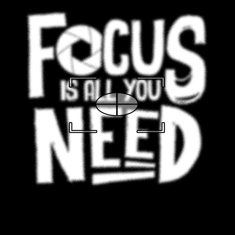 Focus is all you need, photographer camera