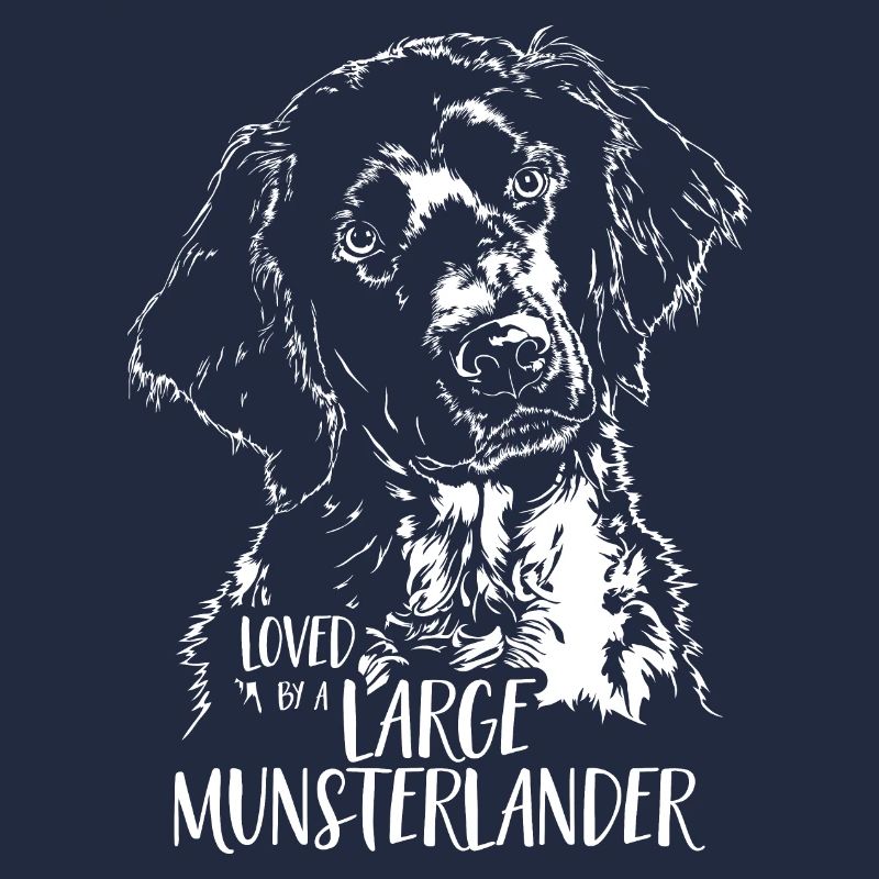 Loved by a Large Munsterlander Hundespruch Hunde