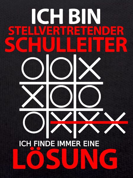 Stellvertretende Schulleiter Schulleitung Spruch