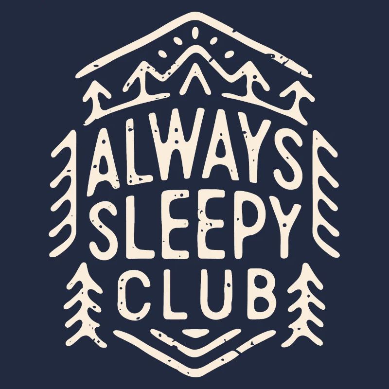Immer verschlafen, Club, immer schlafend, müde