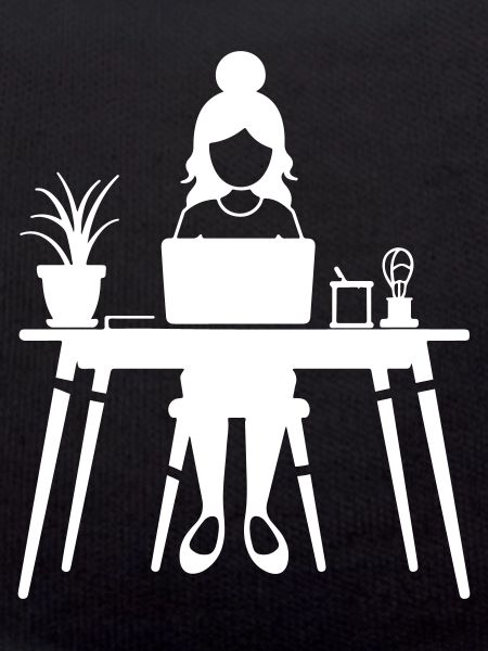 Learning Woman Computer Job