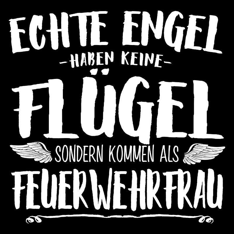 Feuerwehrfrau Tshirt-Engel