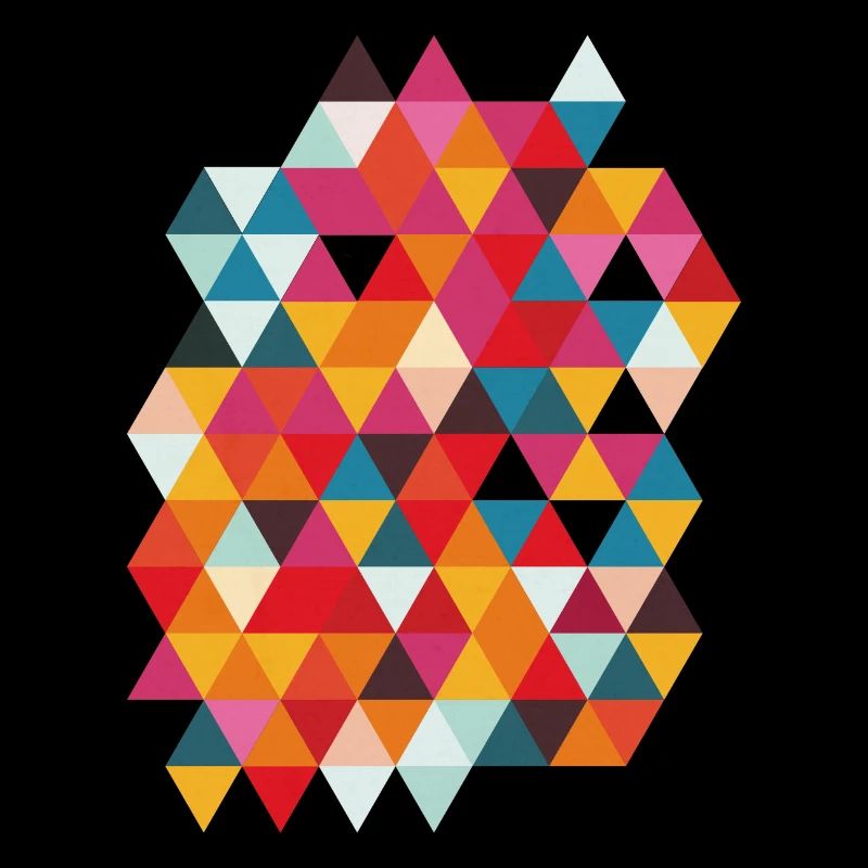Motif graphique de Triangles, Hipster, Geometry