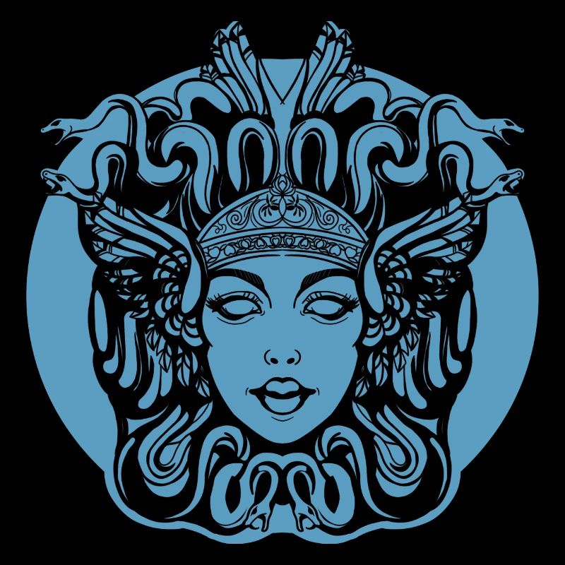 fond de méduse bleue
