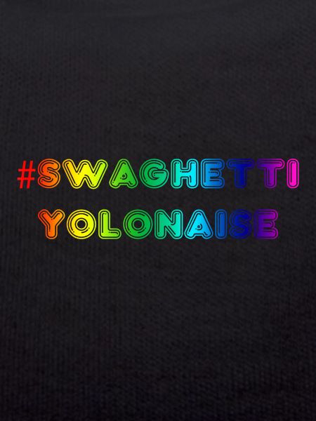 Rainbow swaghetti yolonaise