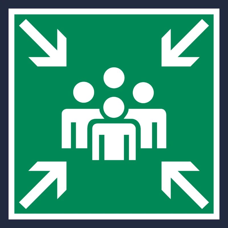 Logo de signe de point de collection