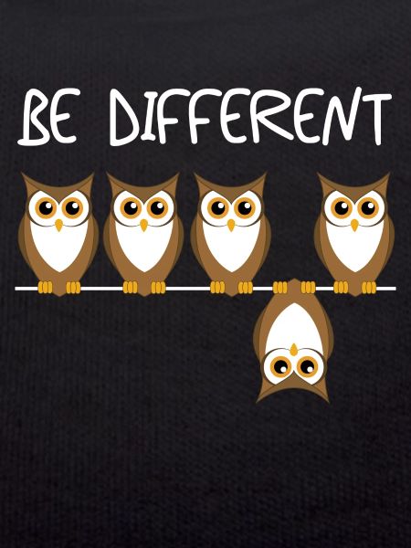 be different Eule Geschenk
