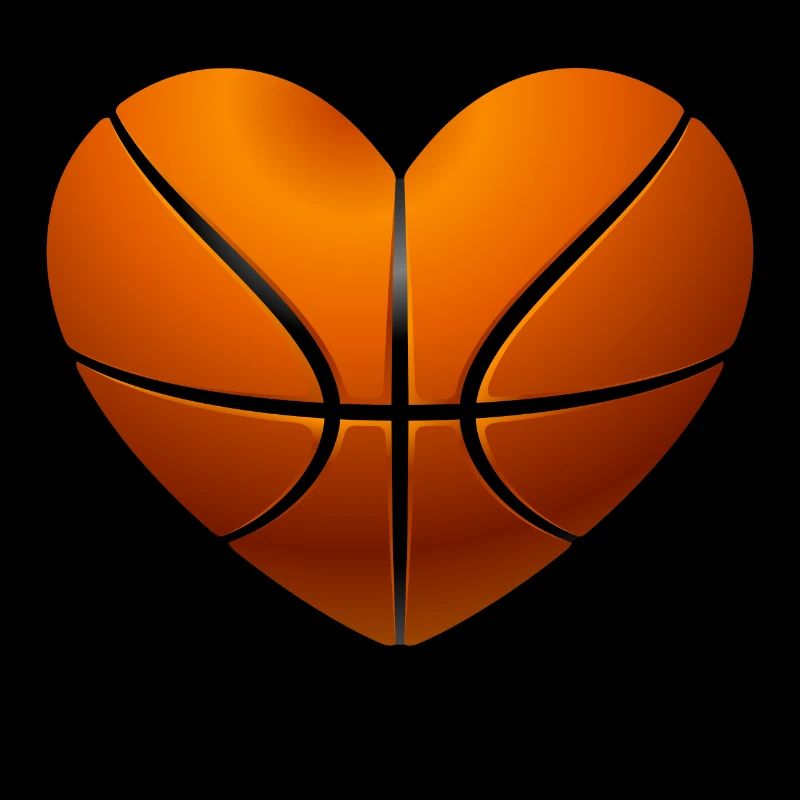Basketball heart gift