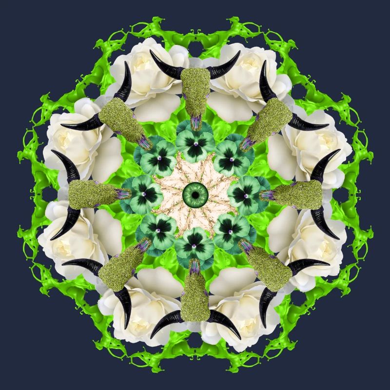 green cows mandala