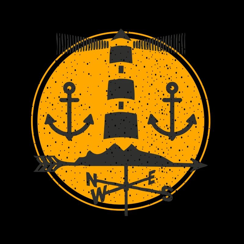 Leuchtturm Anker BalticShDesign Kompass