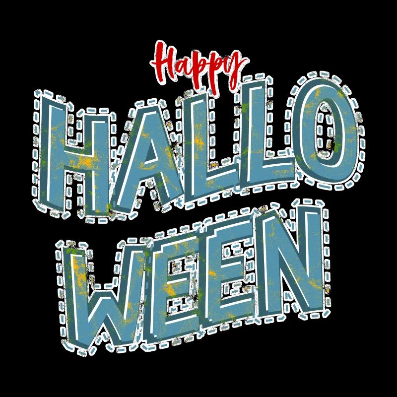 HAPPY HALLOWEEN, grunge