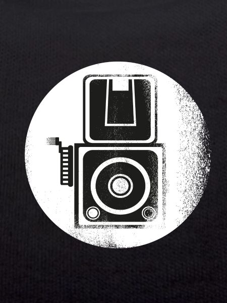 Kamera Stencil schwarz Geschenk