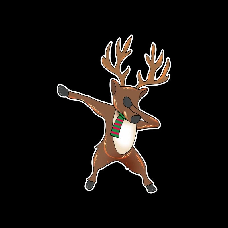 Dabbing Reinde dance cadeau de Noël drôle