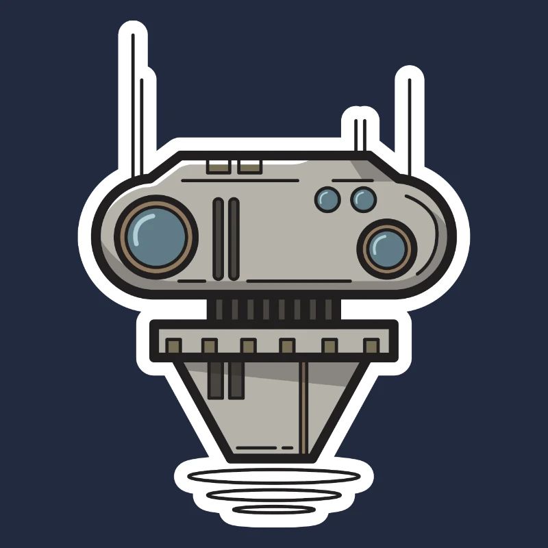 Cadeau de science-fiction robot Nerd Future Bot