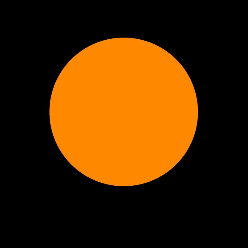 Circle icon orange