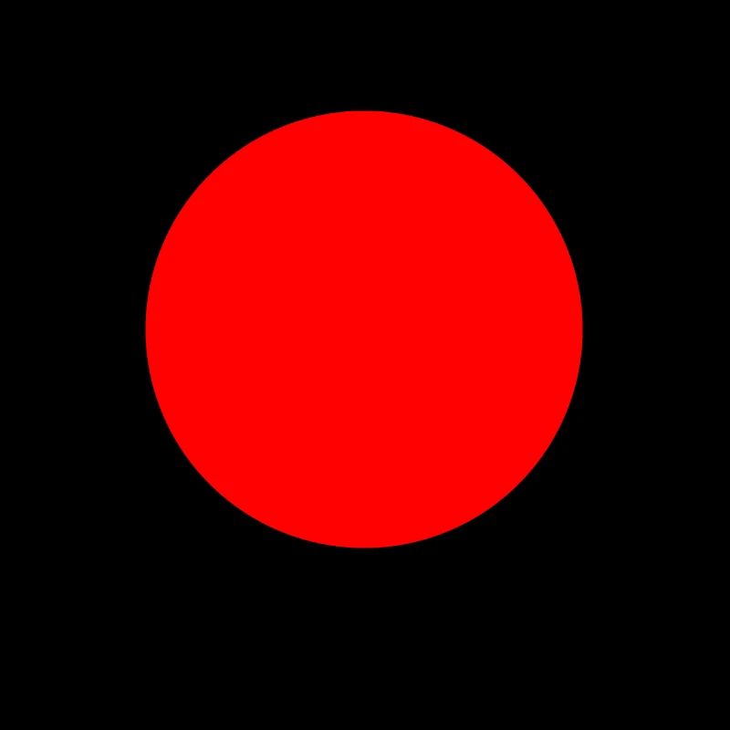 Circle red sun Japan
