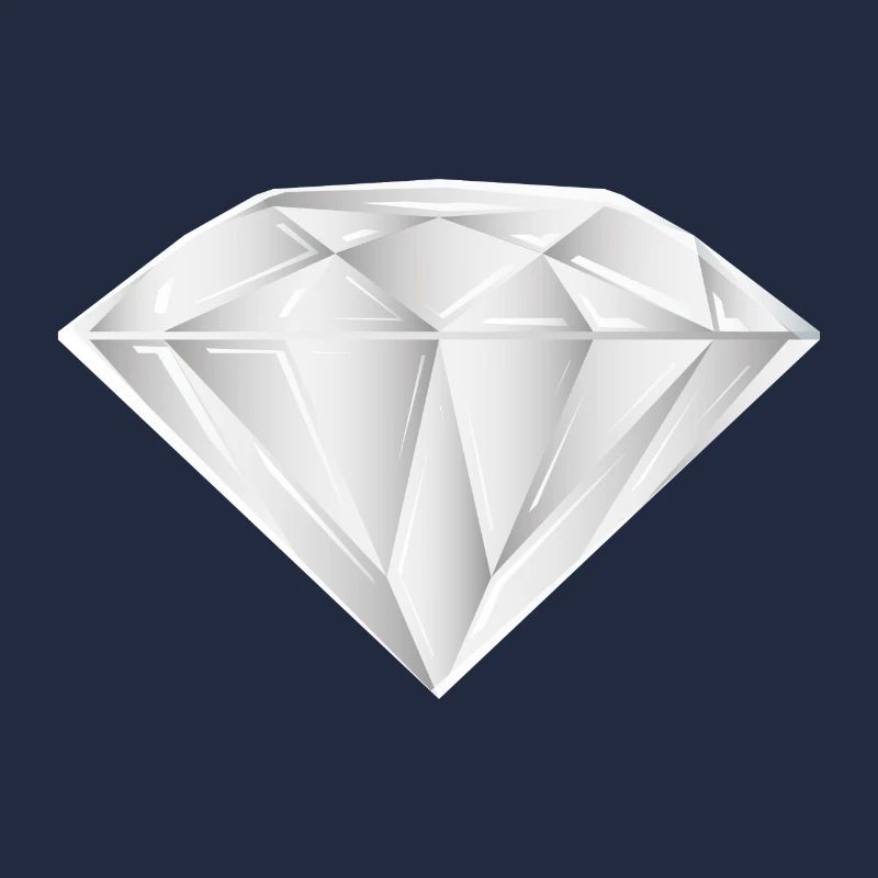 Diamant blanc et pur