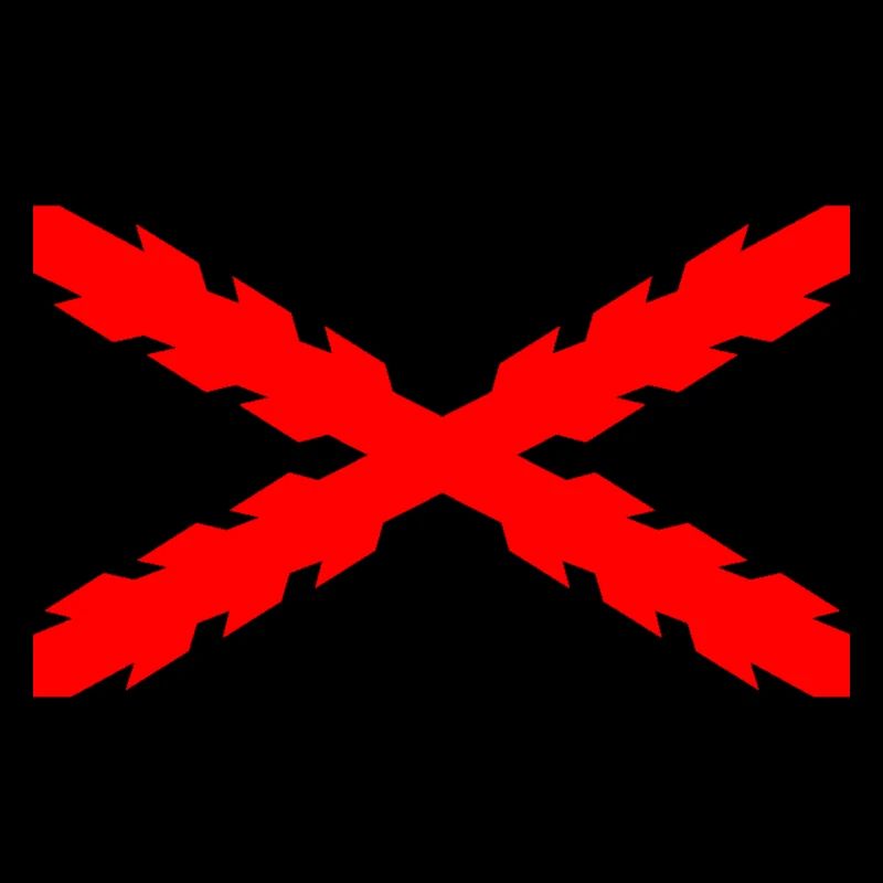 Drapeau de l'Empire espagnol Croix de Bourgogne