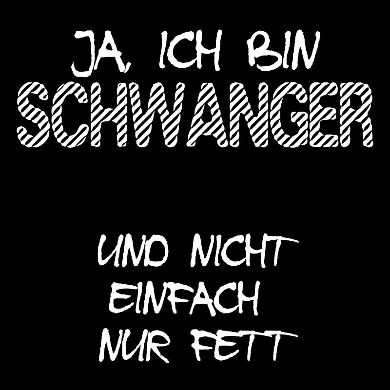 Schwanger Nicht fett