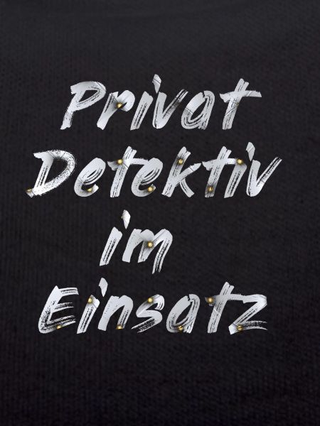 Private detective in action