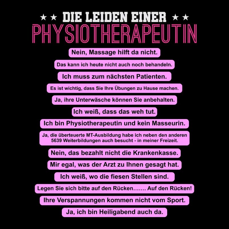 Die Leiden einer Physiotherapeutin