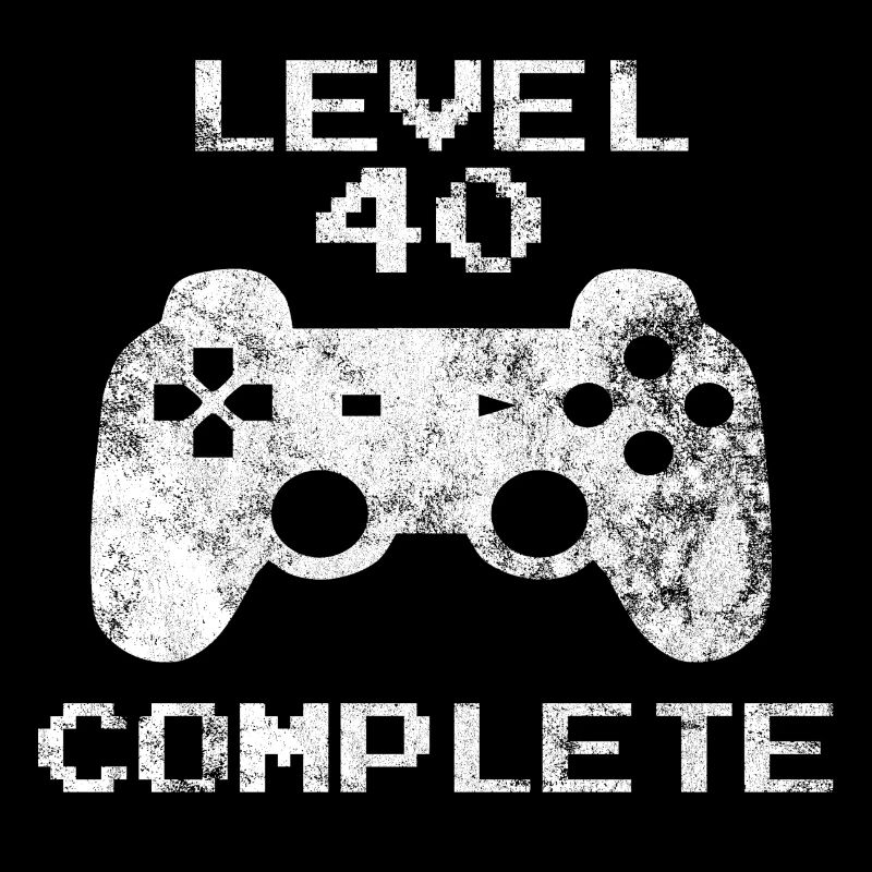 Geburtstag 40 Shirt gaming Geschenk Mann