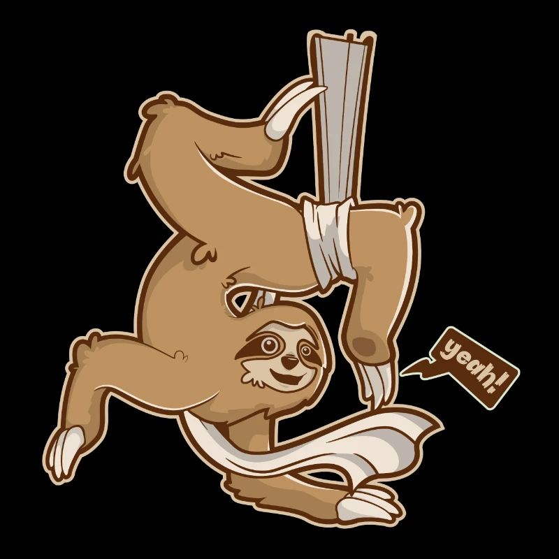 Aerial Silks Sloth Vertical cloth acrobatics