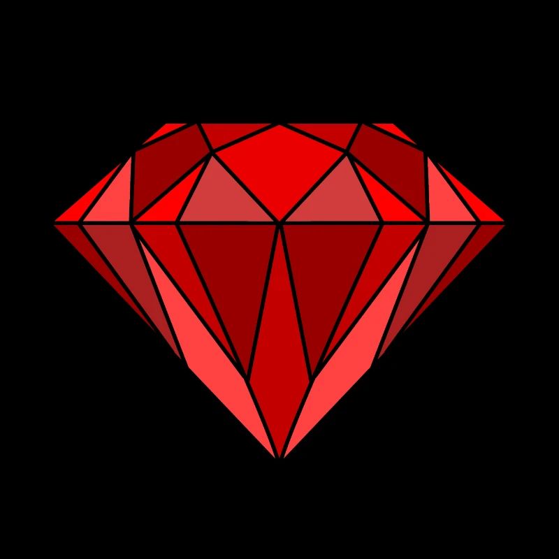 Diamond in red