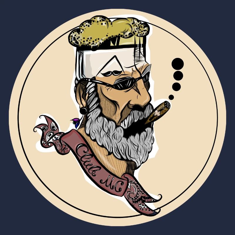 Bart Mann mit Zigarre