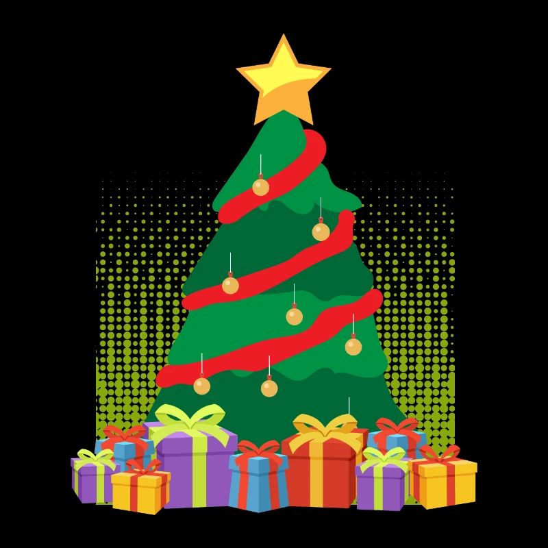 Frohe Weihnachten Weihnachtsbaum Geschenke