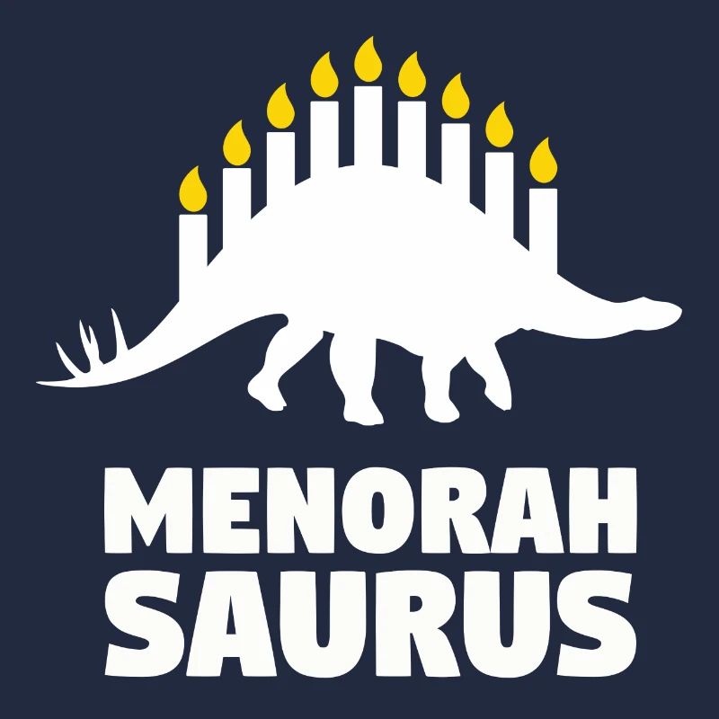 Menorasaurus - Excellente idée-cadeau Juifs, Hanoukka