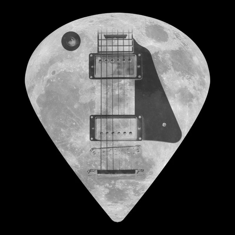 Guitar Hardware Full Moon Guitar Pick