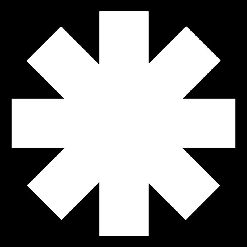 astérisque blanc rhcp