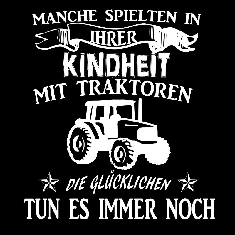 Fermier fermier tracteur disant idée cadeau