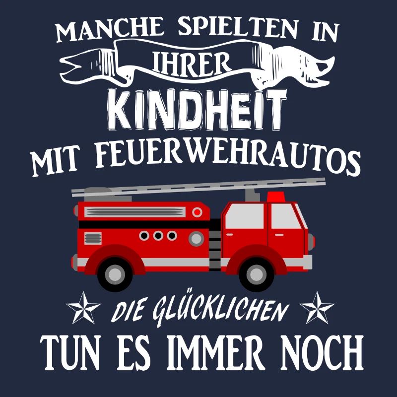 Feuerwehrfrau/mann Feuerwehrauto Spruch Geschenk