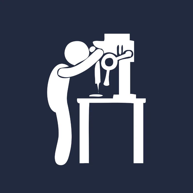 A worker at the workbench