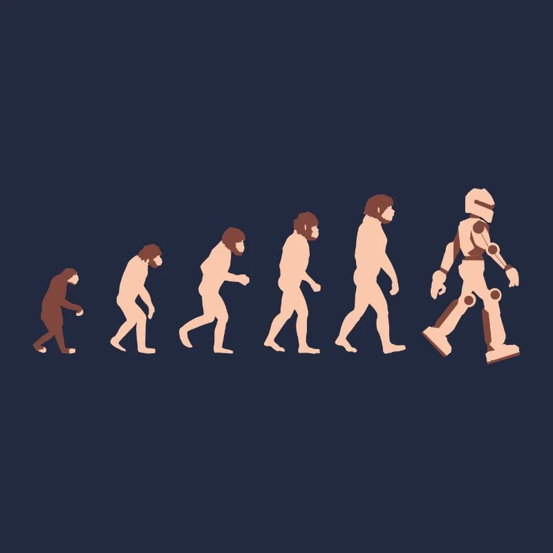 Theorie der Evolution Roboter Zukunft - Geschenkid