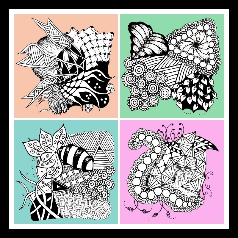 Zentangle-Muster patterncontest