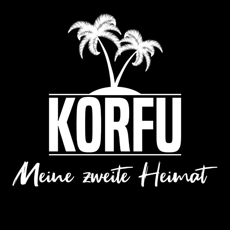 Korfu Heimat Insel Liebe Geschenk