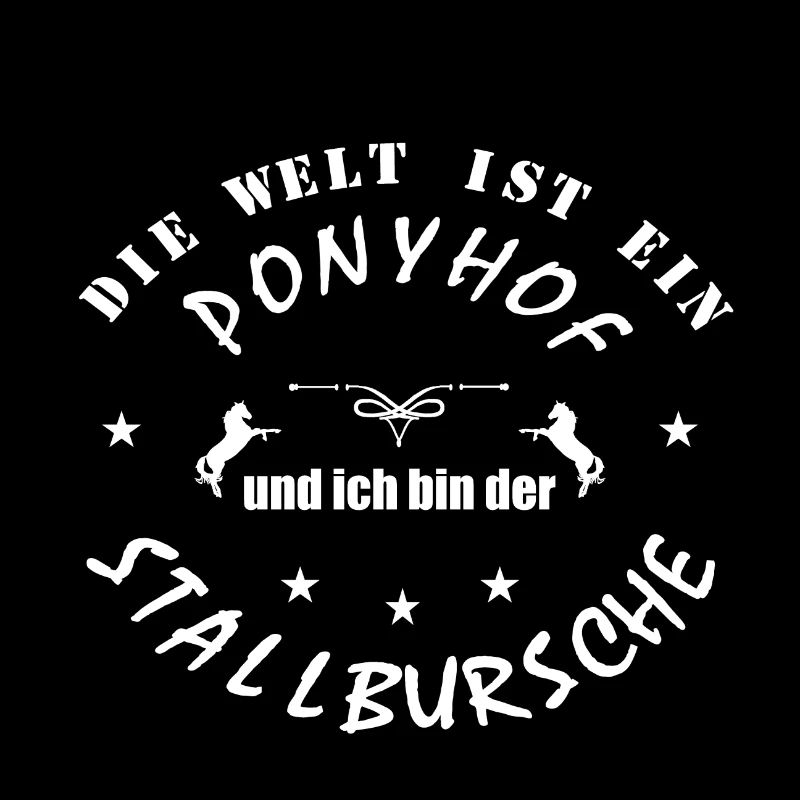 Ponyhof lustiger Spruch