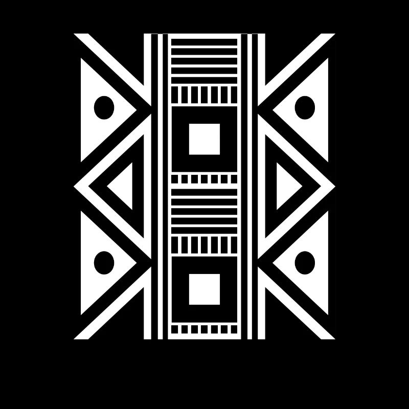 beau motif design blanc