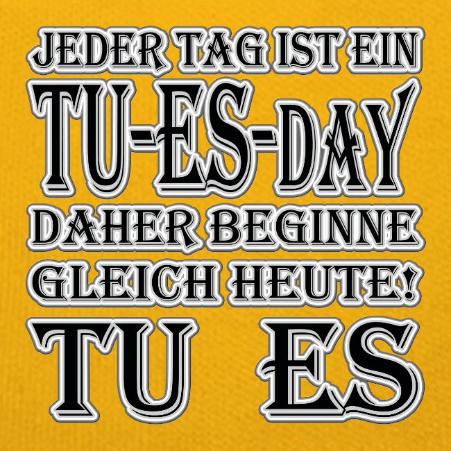 TU-ES-DAY