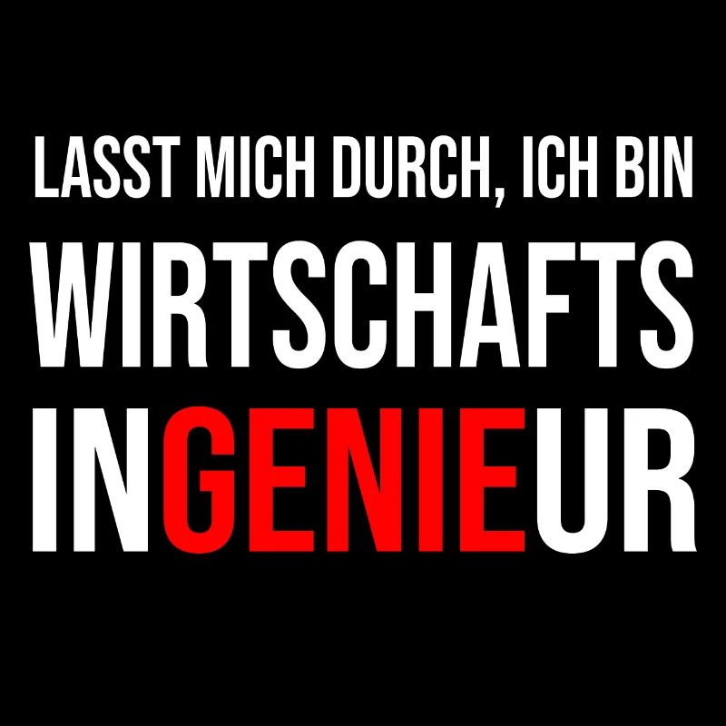 Wirtschaftsingenieur Genie Geschenkidee