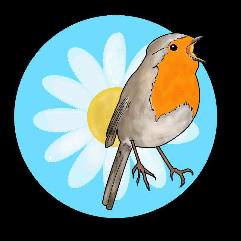 Robins et marguerites