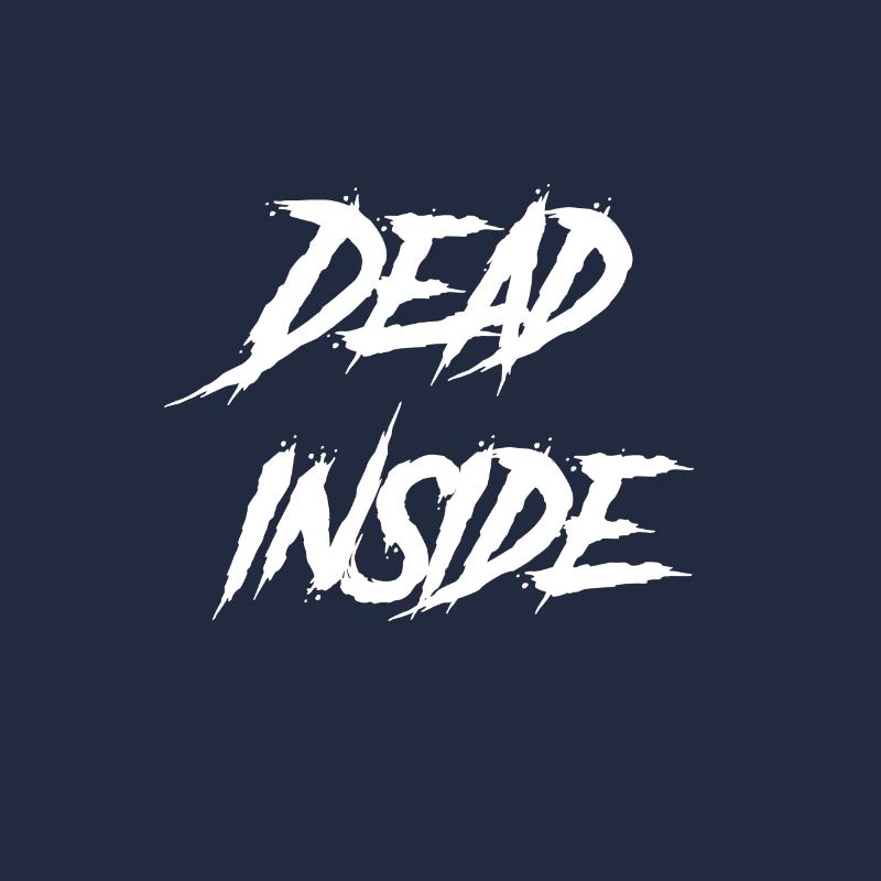 Dead inside emo Gothic feelings lonely